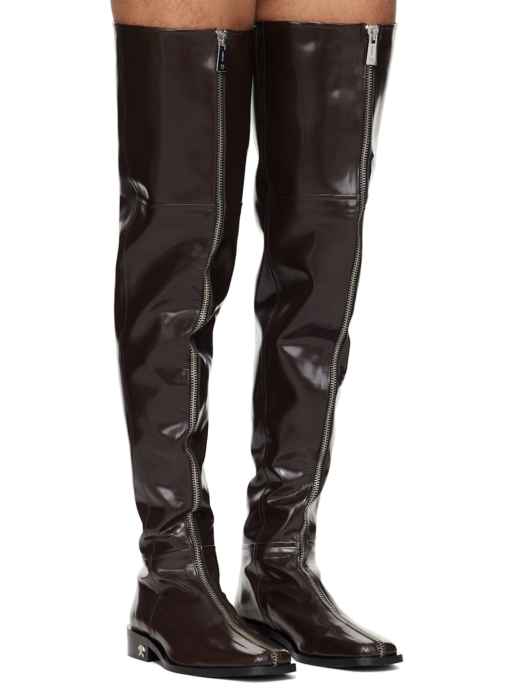 Brown Adem Overknee Boots - 4