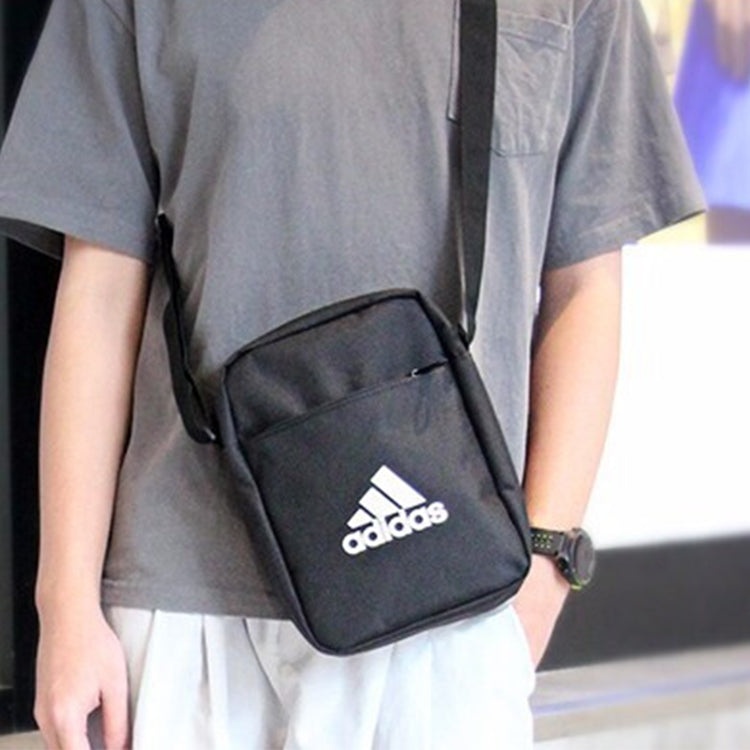 adidas Classic All-match Multifunction Pocket Adjustable Shoulder Straps Zipper  Crossbody Shoulder  - 6