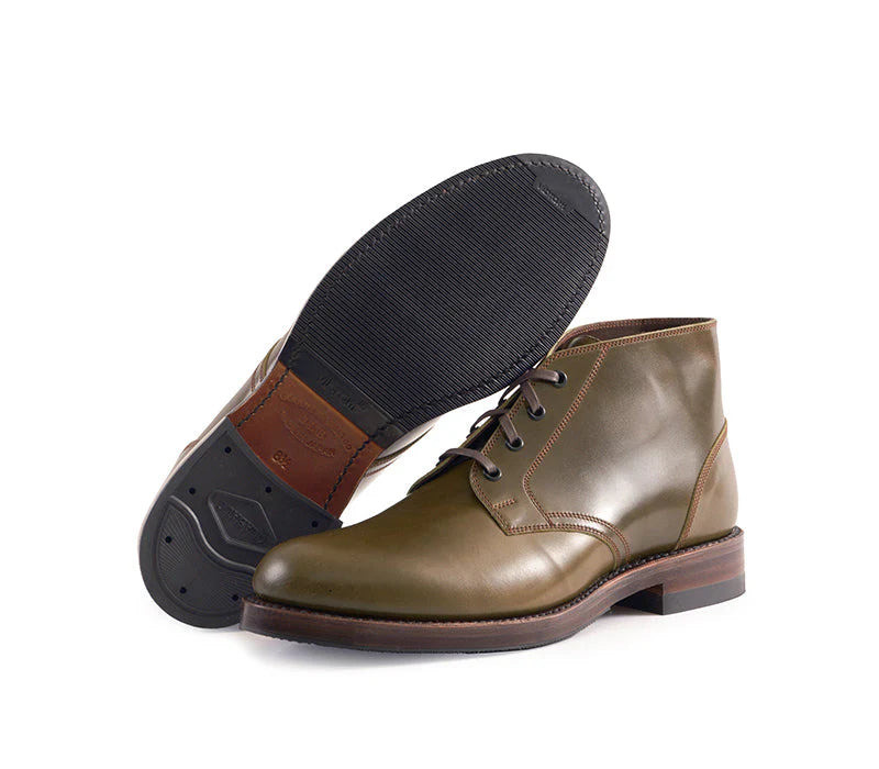 JOHN LOFGREN LK-022 Steadfast Chukka Shinki Hikaku Shell Cordovan Olive outlook