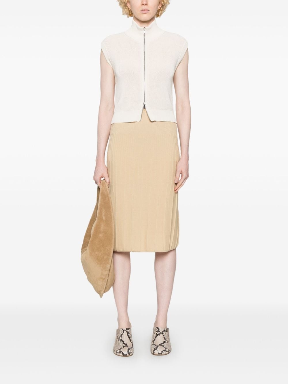 merino midi skirt - 2