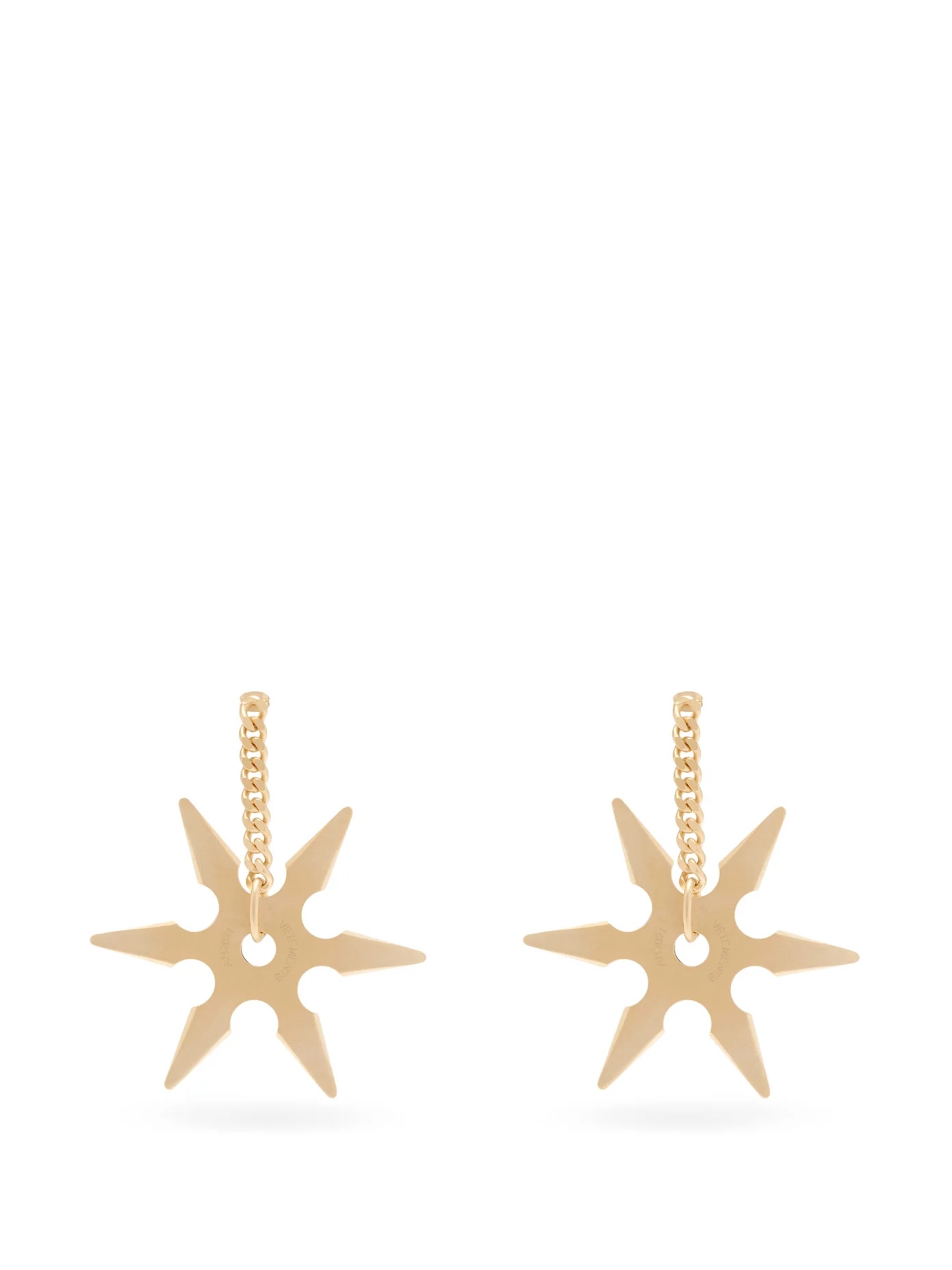 Throwing Star single earring - 1