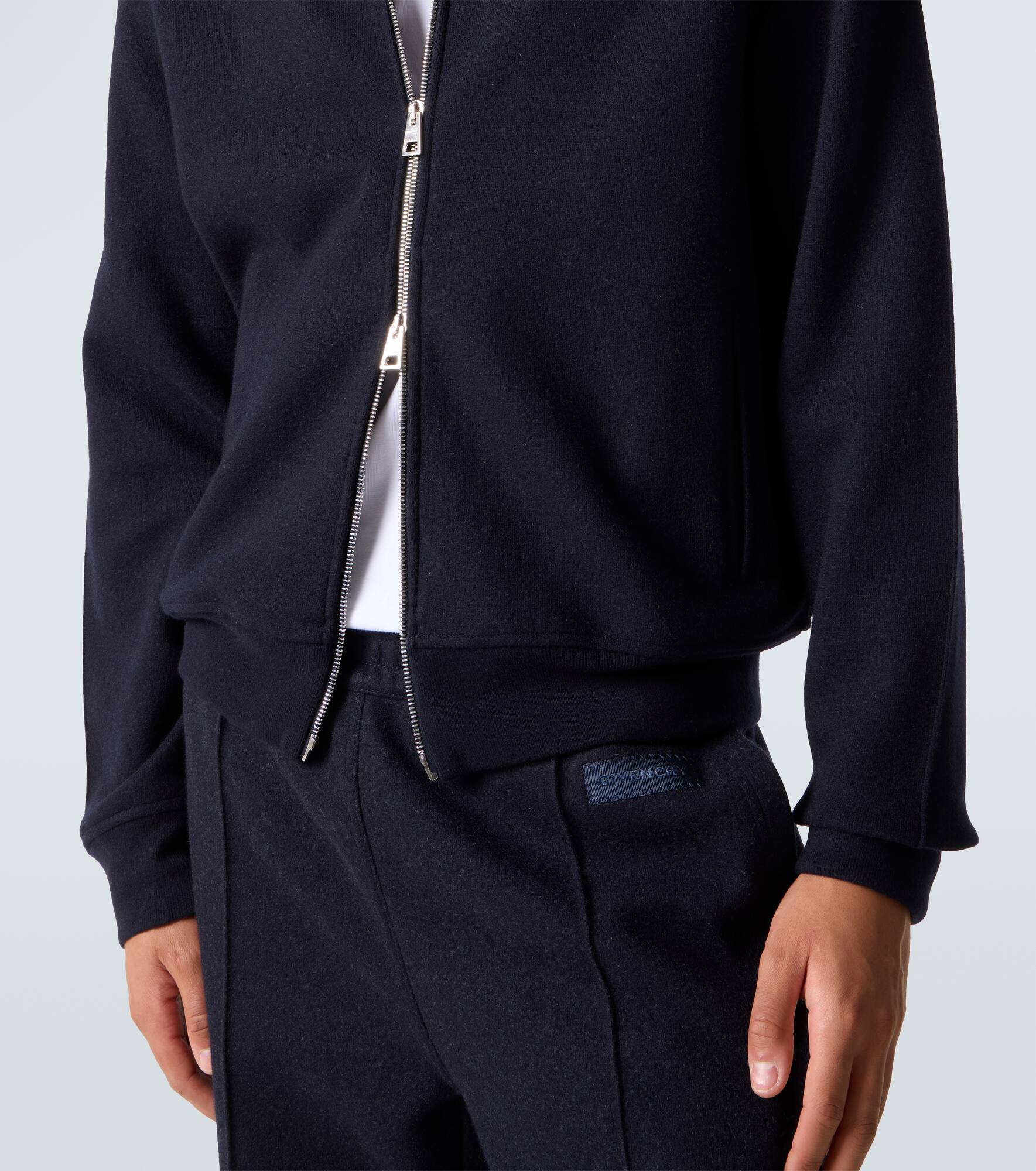 Wool and cashmere-blend jacket - 6