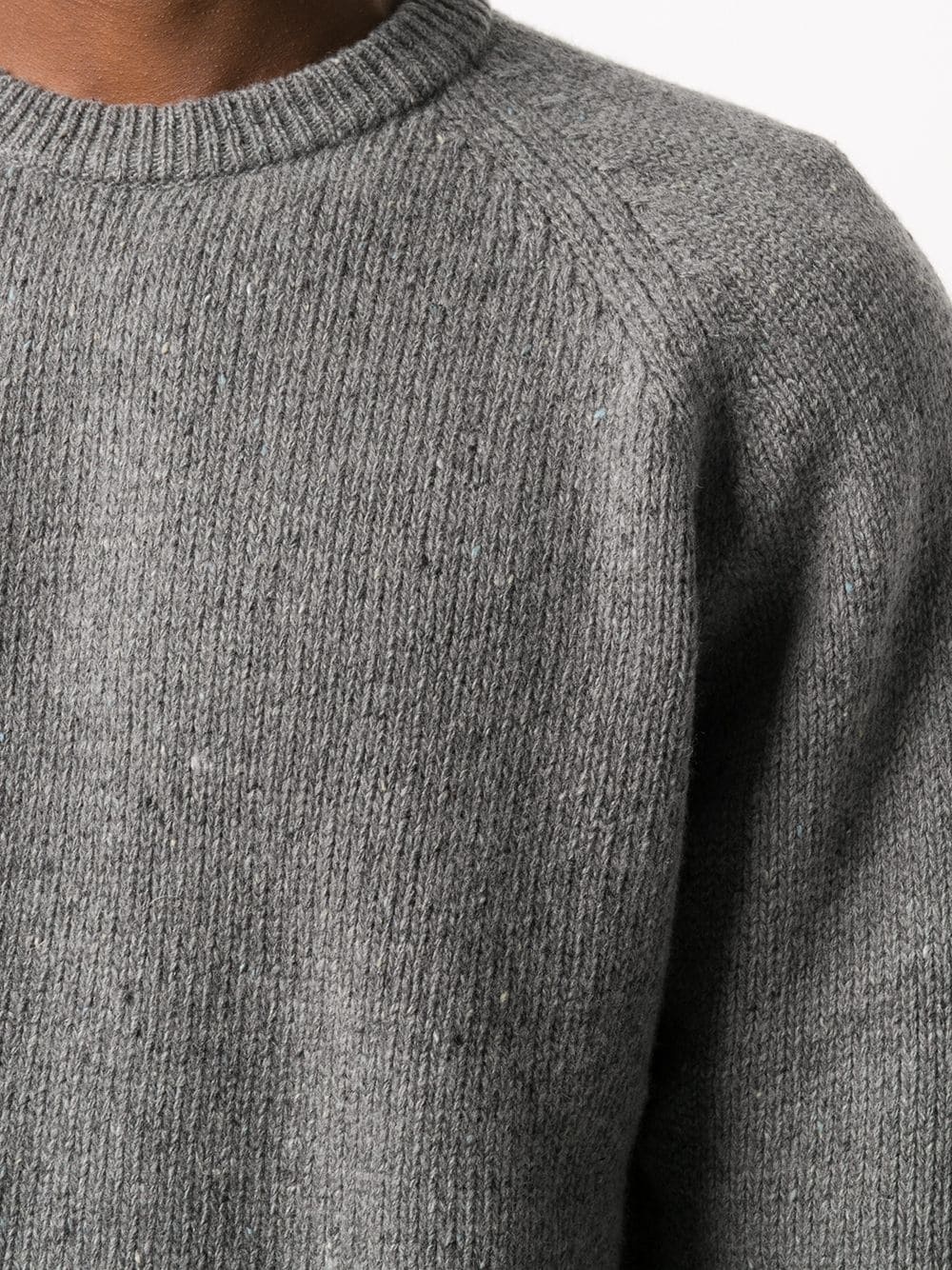 grey wool jumper - 5