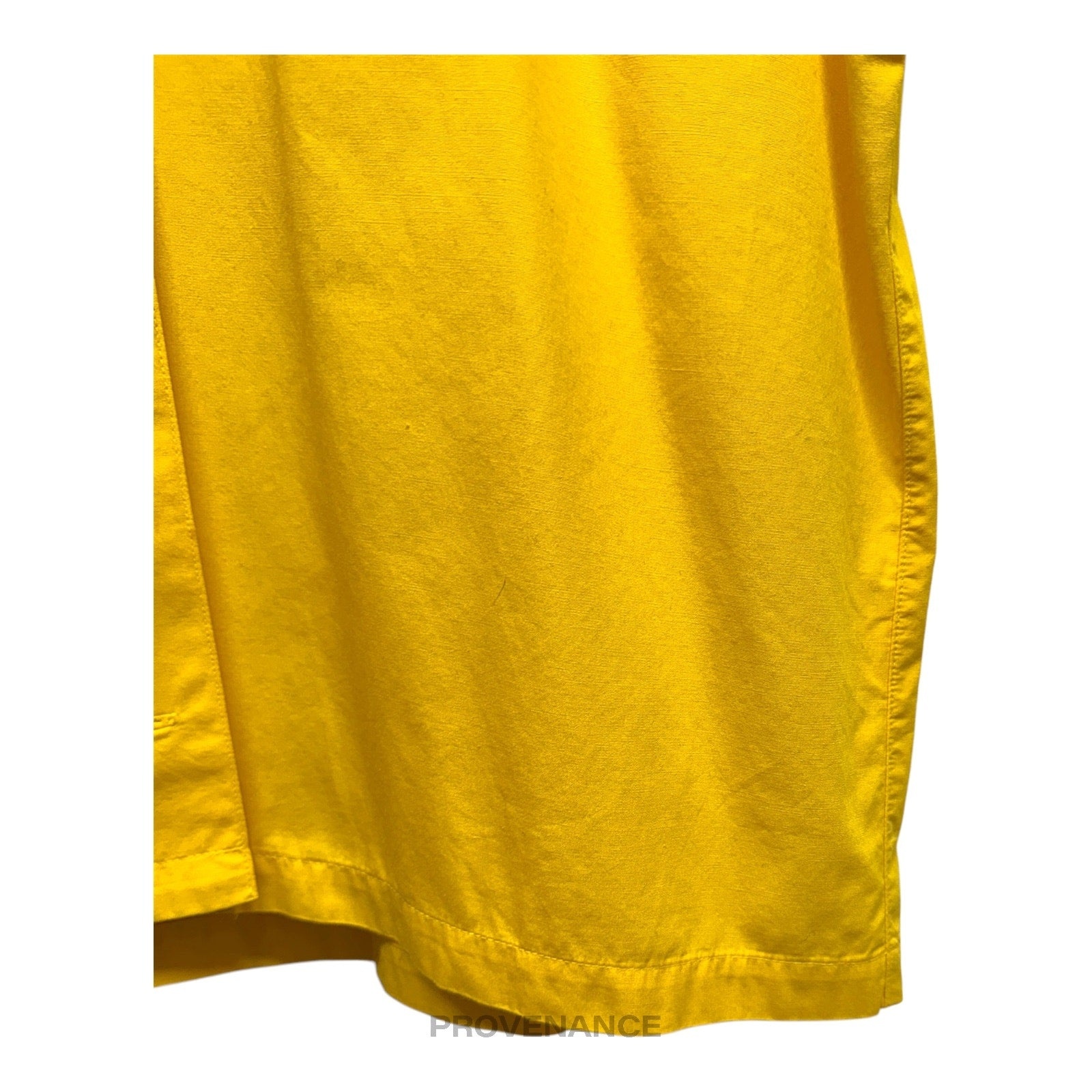 Balenciaga Sports Embroidered Bowling Shirt - Yellow M - 10