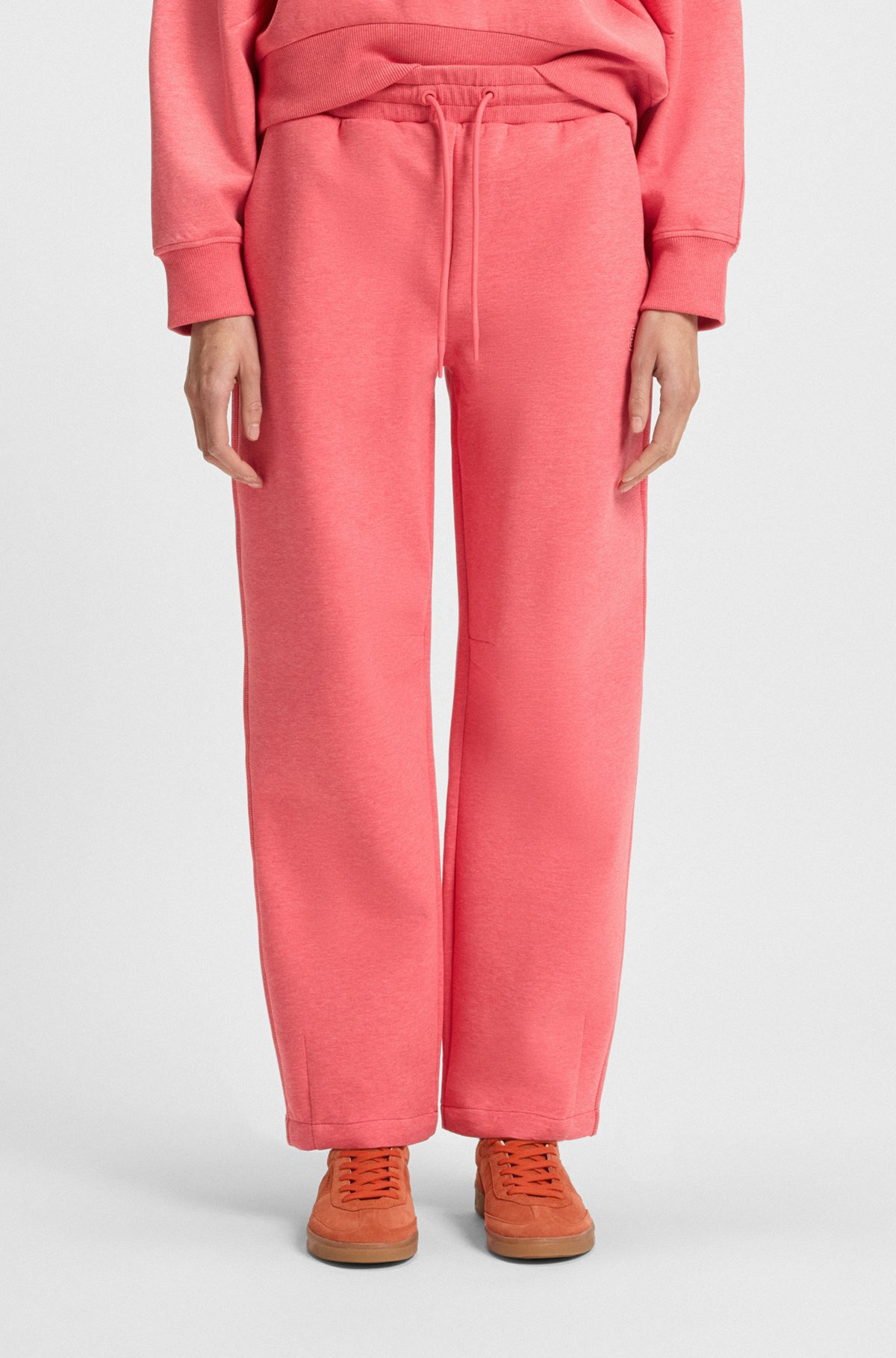 CROPPED TRACKSUIT BOTTOMS WITH DOUBLE B MONOGRAM - 2