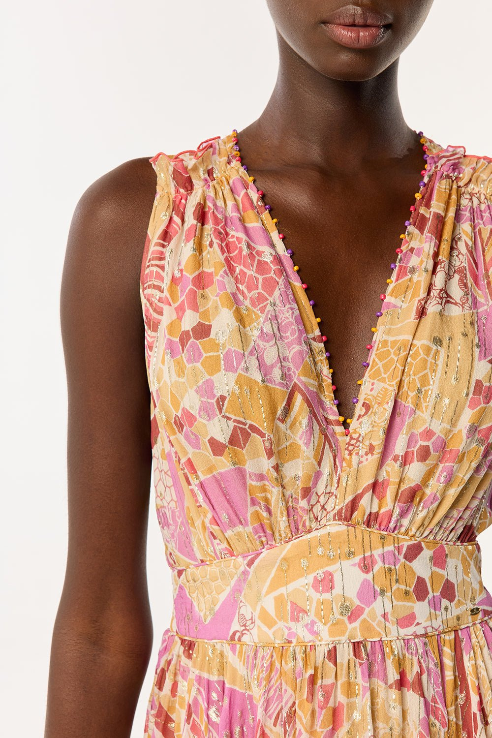 Mini Dress Bessie - Pink Mosaic - 2