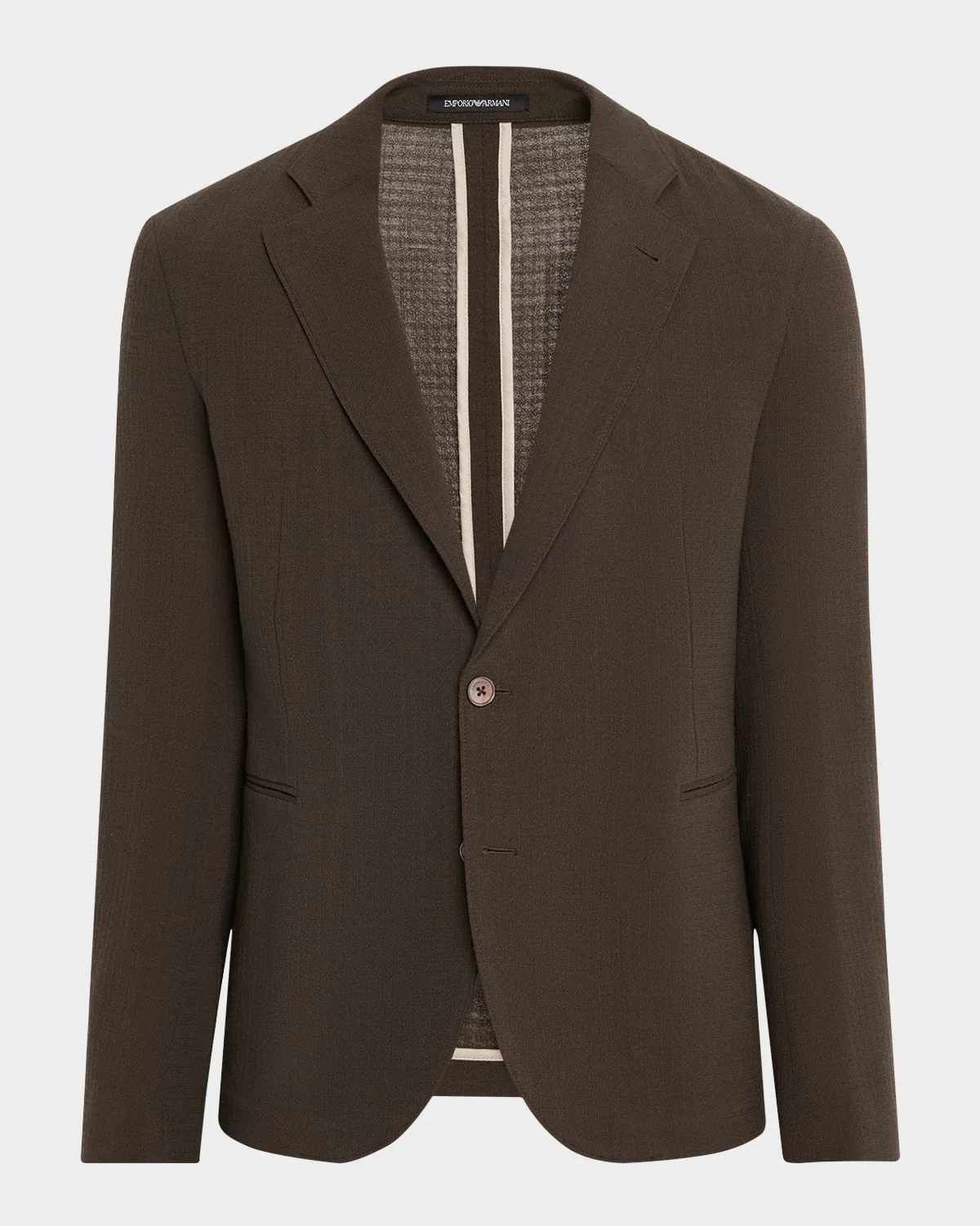 Men's Crepe Wool Single-Breasted Sport Coat - 1