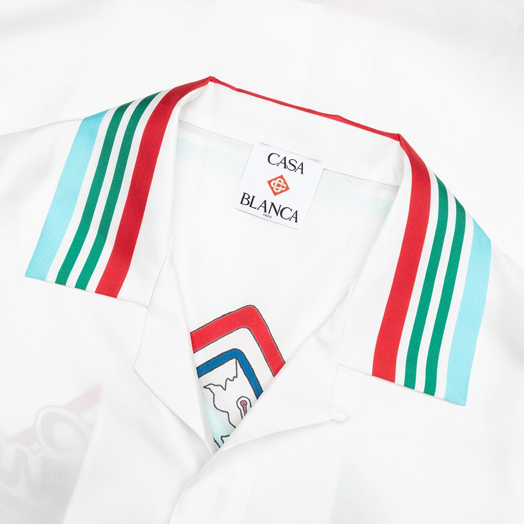 SHORT SLEEVE CUBAN COLLAR SHIRT - CASA WAY WORLD SERIES - 3