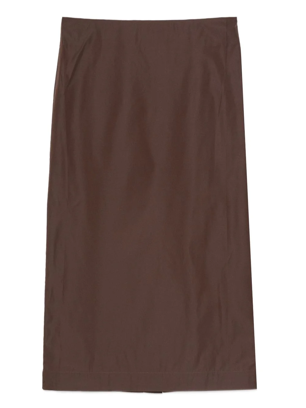 rear-slit midi skirt - 1