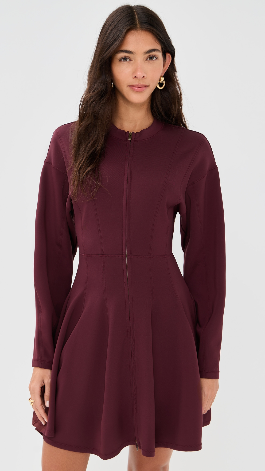 Ansel Mini Dress with Zipper Front - 6
