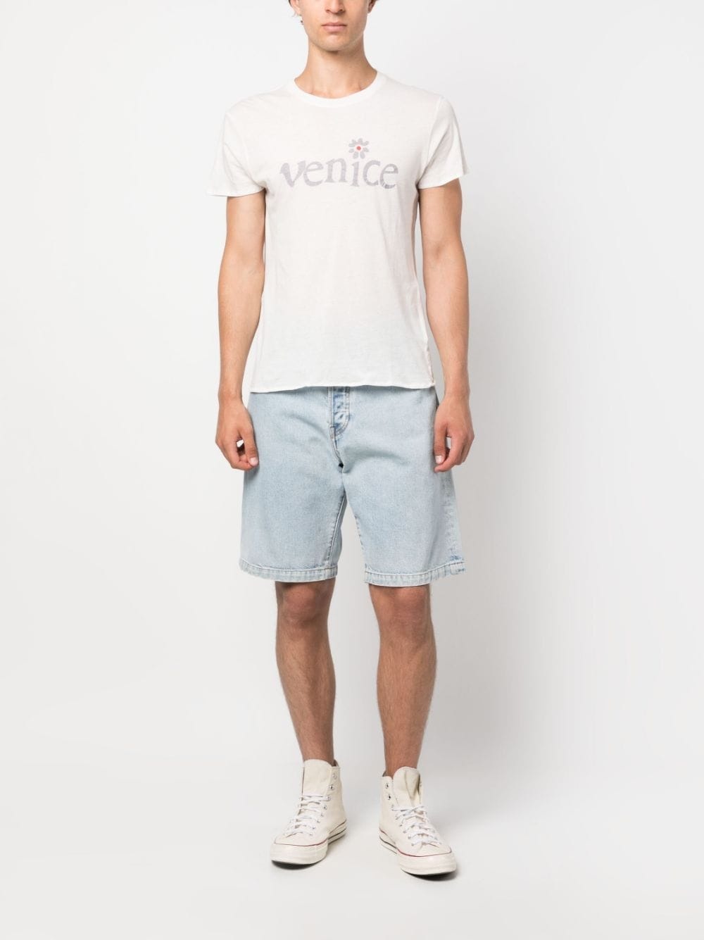 Venice slogan-print cotton T-shirt - 2