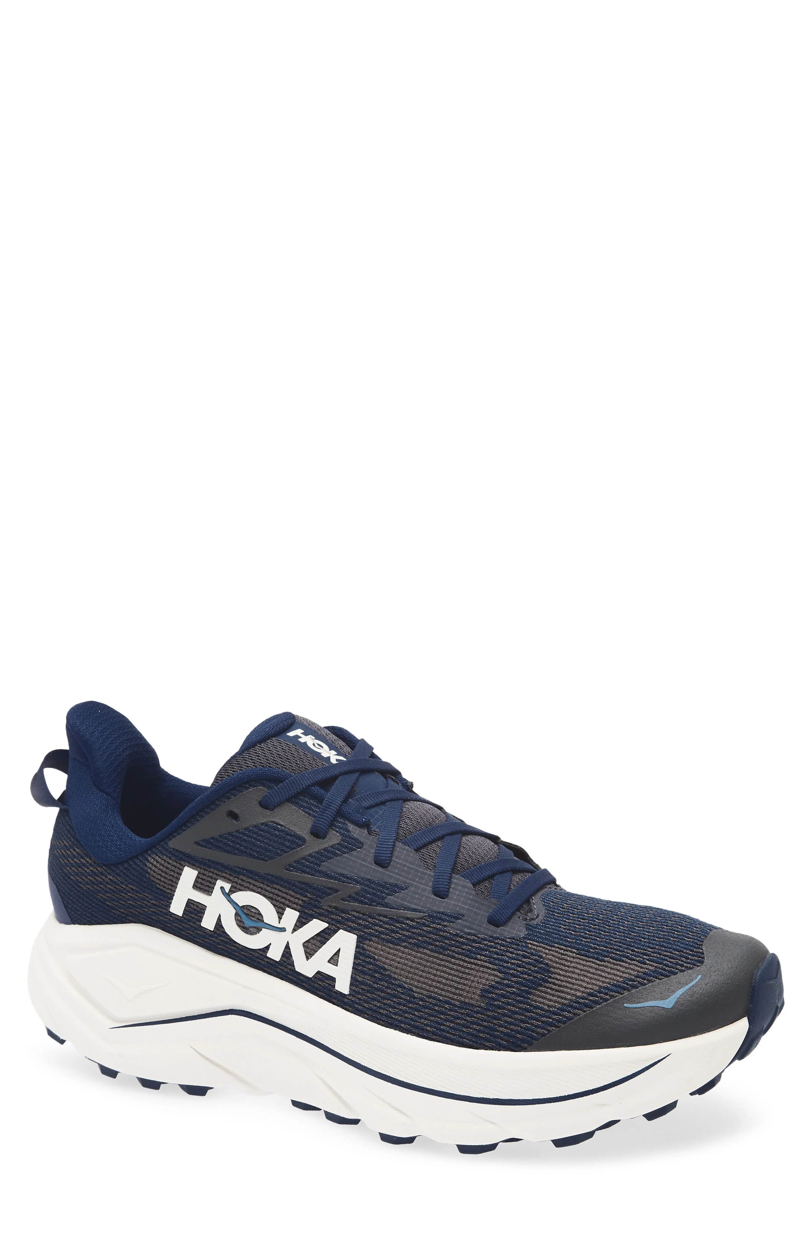 HOKA Challenger 8 Running Shoe in Midnight Blue /Grout at Nordstrom - 1