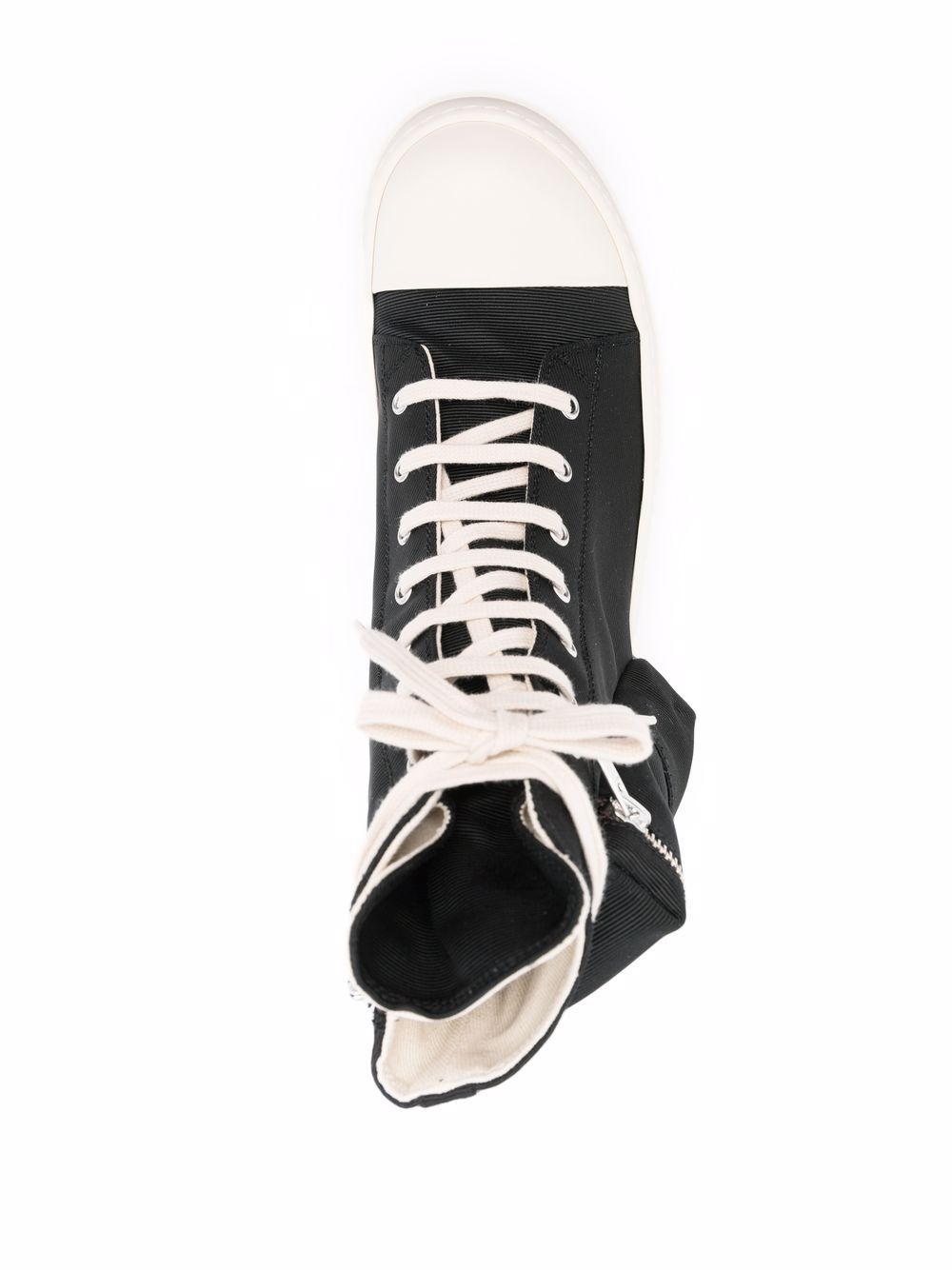 pocket detail high-top sneakers - 4