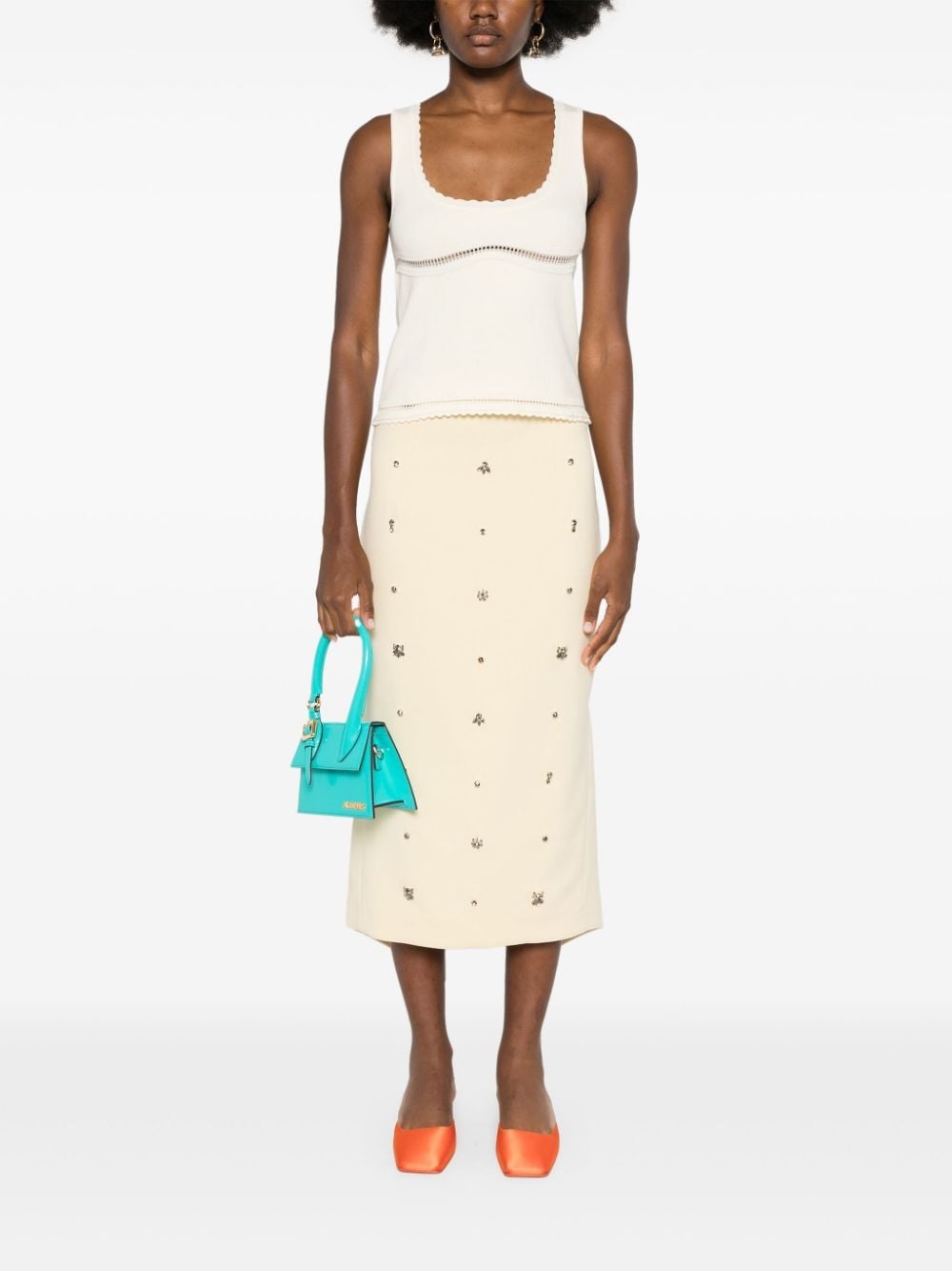 cut-out detailed tank top - 2