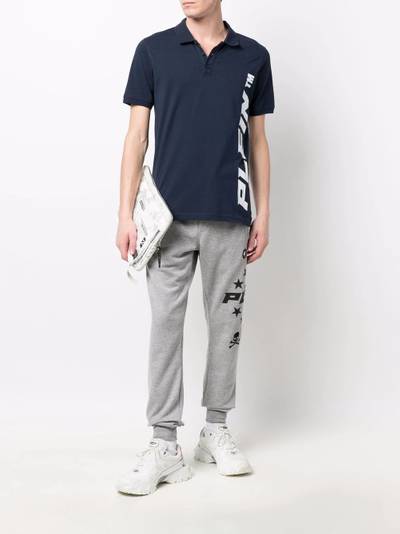 PHILIPP PLEIN logo short-sleeve polo shirt outlook