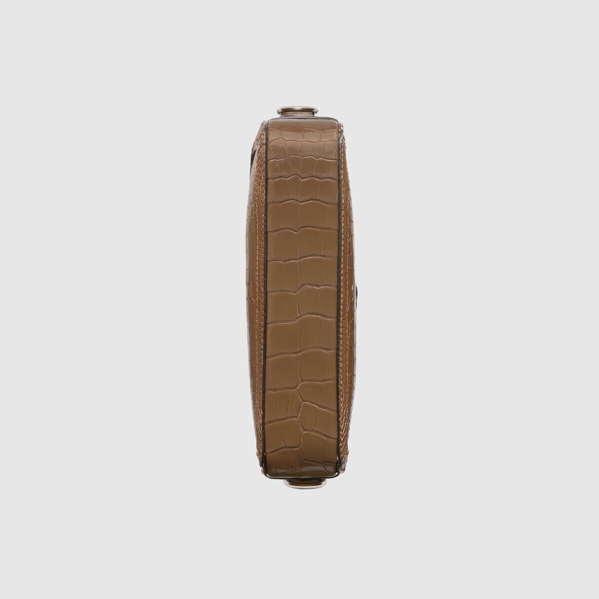 Crocodile crossbody bag with Double G - 10