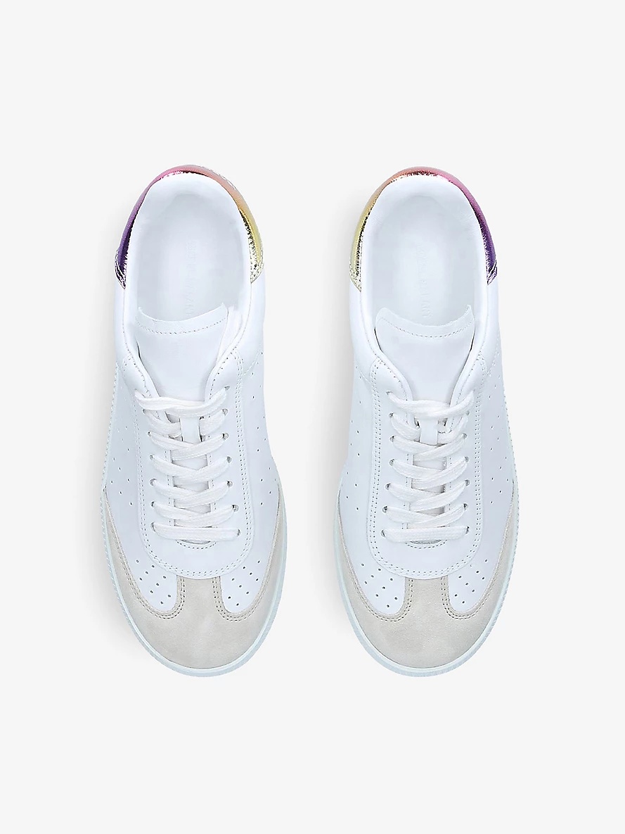 Bryce perforated leather trainers - 2