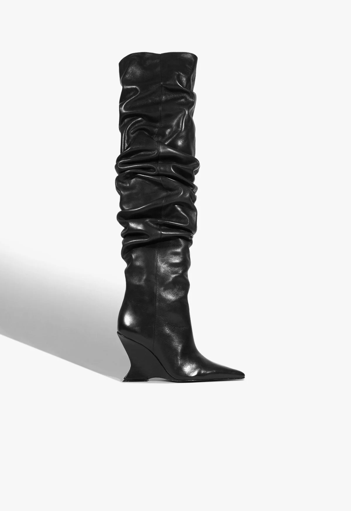 Siena OTK Slouch Leather Boot - 1
