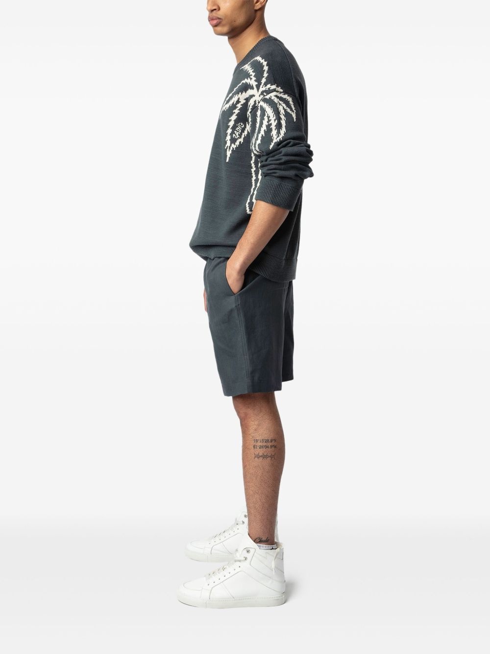 elasticated-waist shorts - 3