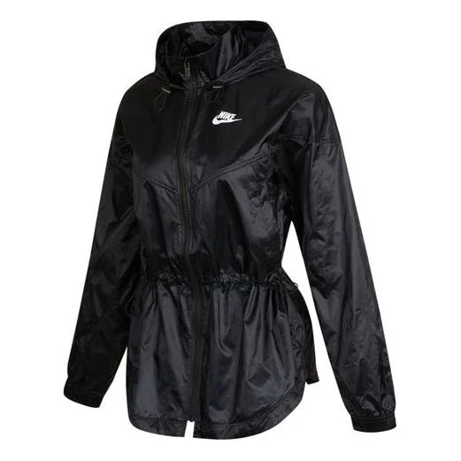 (WMNS) Nike AS W Nike Sportswear WR JKT Jacket Summerized Black CZ9740-010 - 1