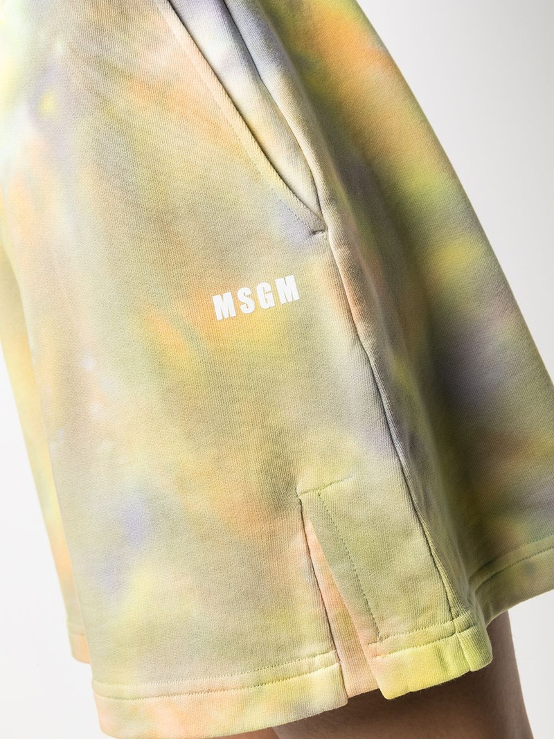 tie-dye track shorts 5