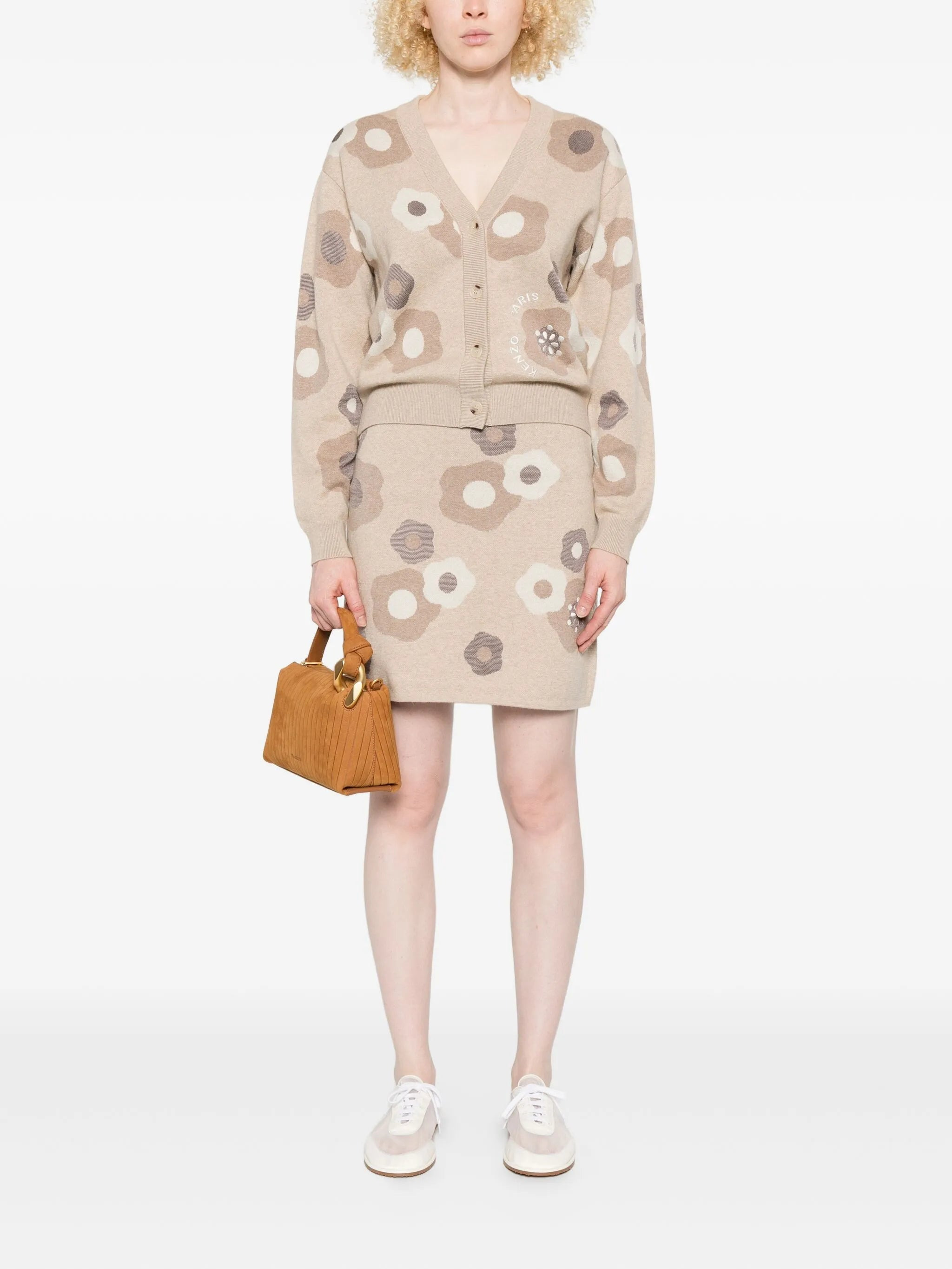 Kenzo Floral-pattern Knit Skirt - 2
