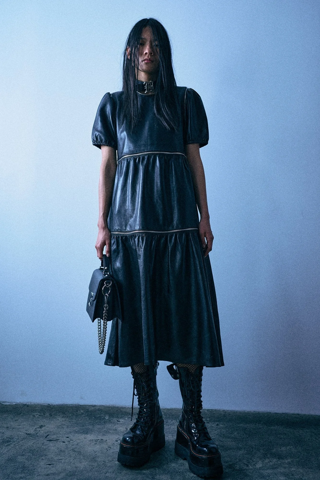 Relaxed Midi With Zipper Inserts - 1