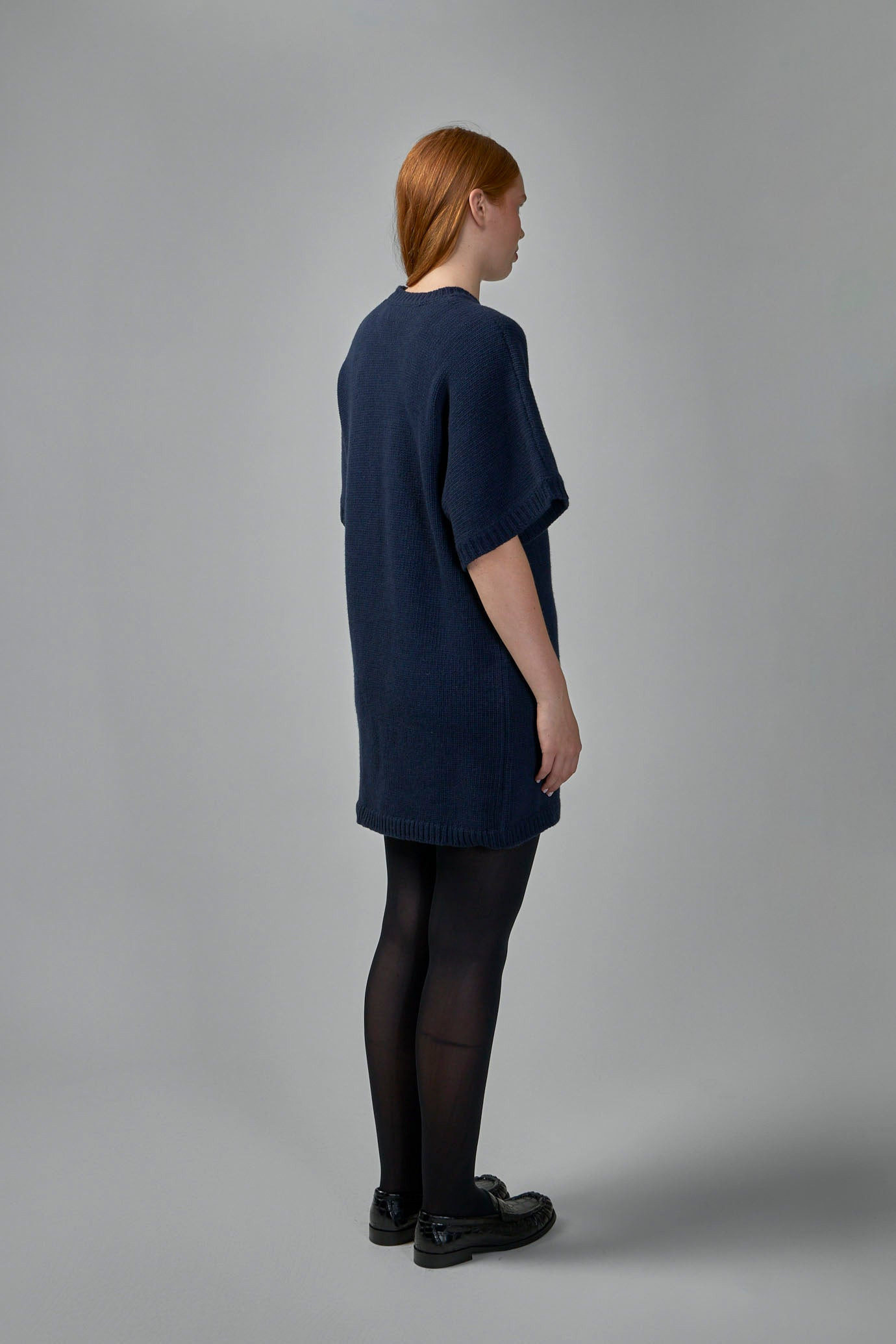 Chunky Wool Mix T-shirt Dress - 3