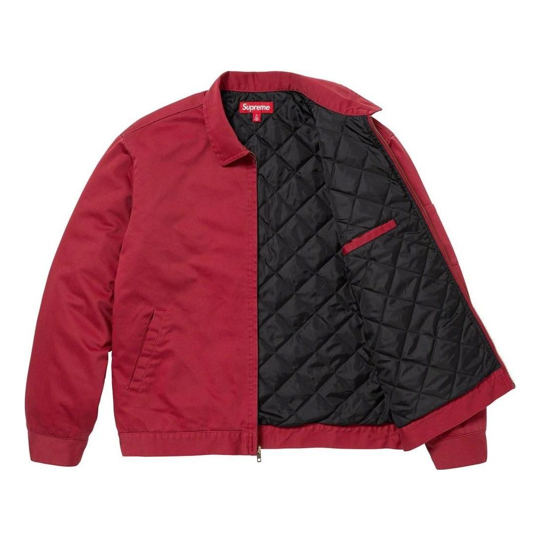 Supreme x H.R. Giger Embroidered Work Jacket 'Red Black' SUP-FW23-140 - 3