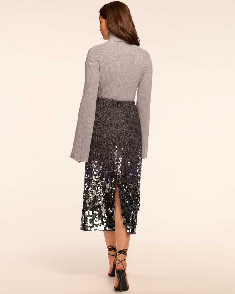 Peter Wool Blend Embellished Midi Skirt 4
