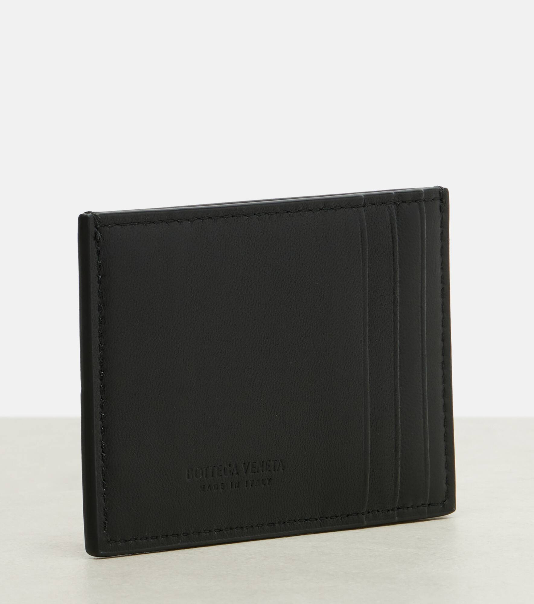 Cassette Intreccio leather card holder - 3
