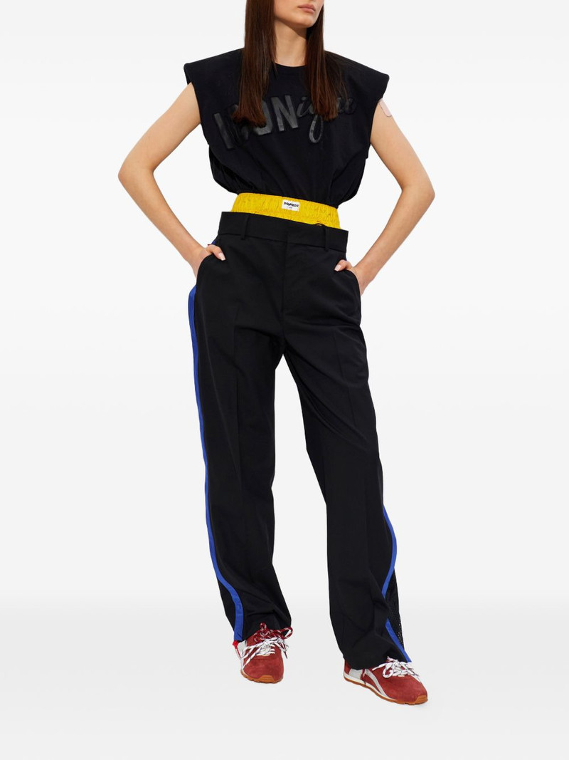 DC-642 contrast-panelled sneakers 6