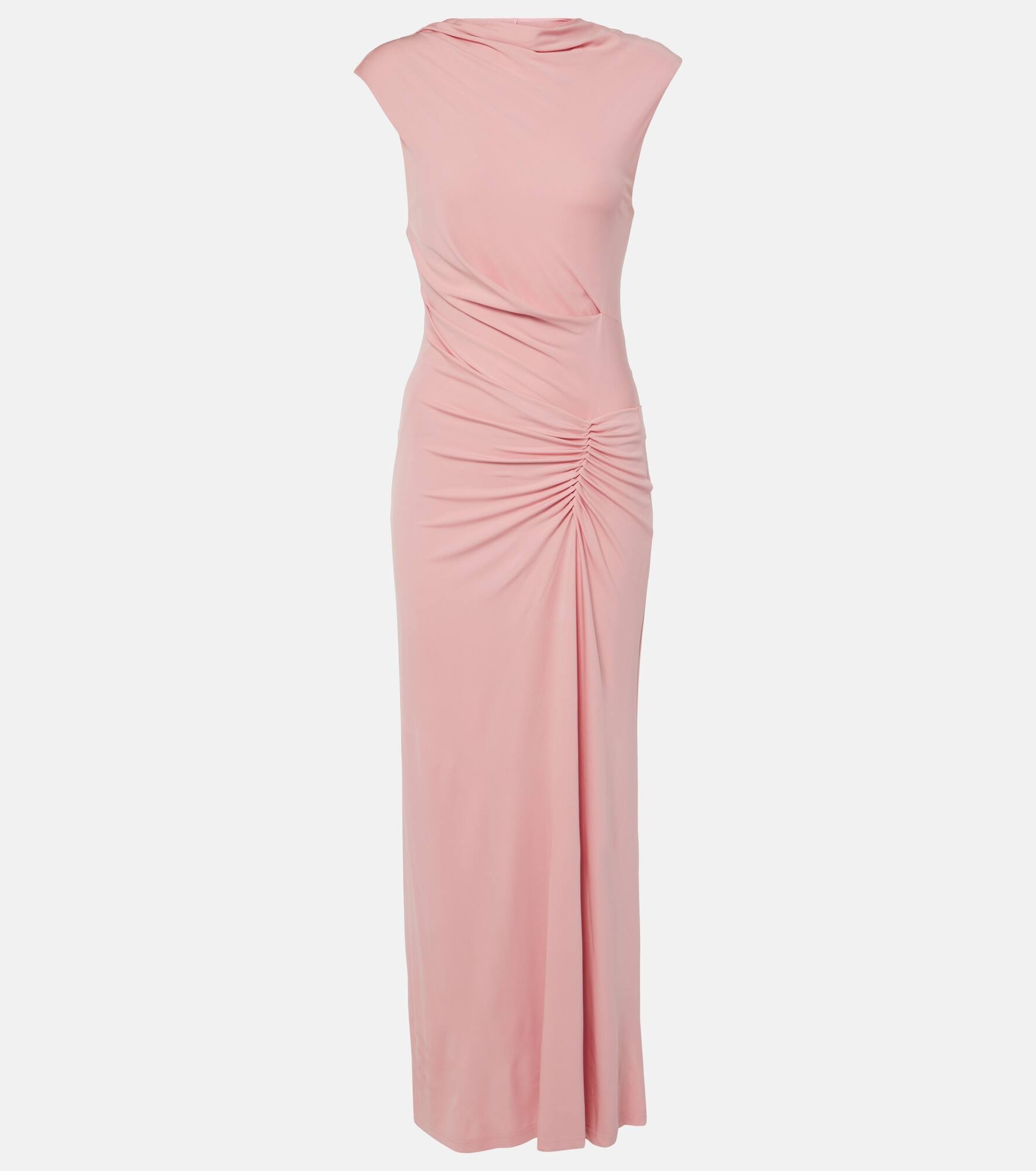 Acacia ruched jersey maxi dress - 1