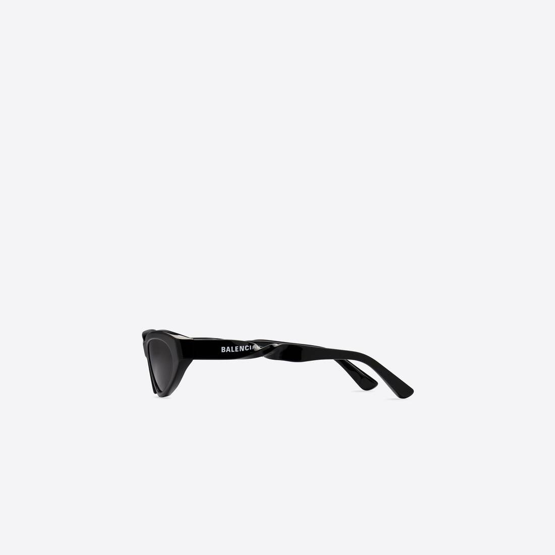 Twist Cat Sunglasses  in Black - 2