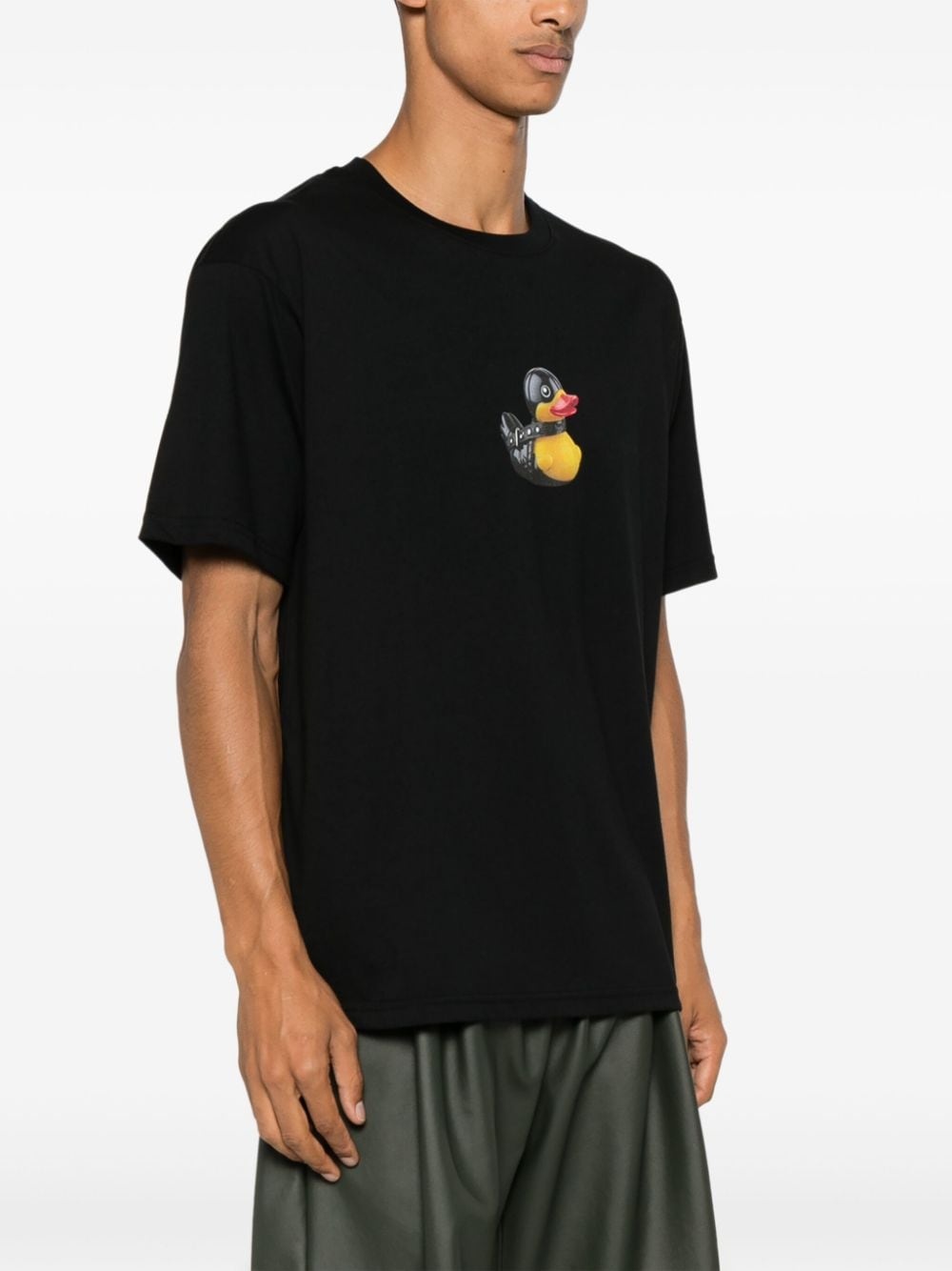 duck-print T-shirt - 3