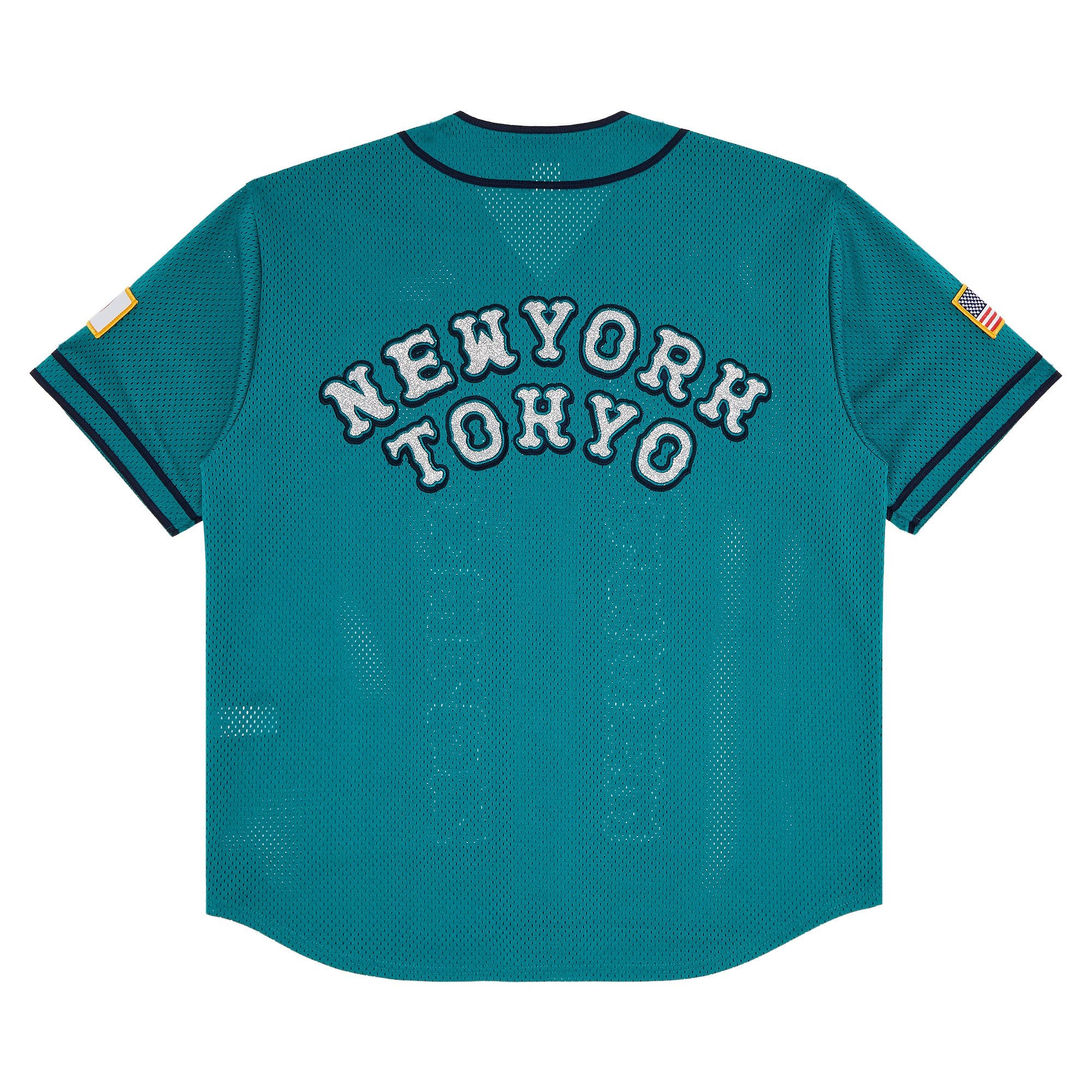 Supreme x Homerun Baseball Jersey 'Teal' - 2
