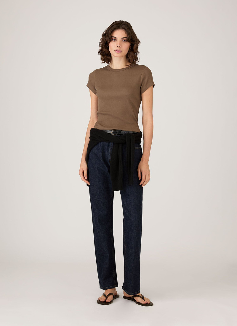 Sunspel Ribbed T‑shirt outlook