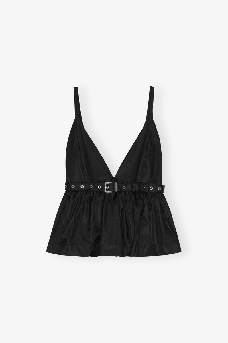 BLACK DUCHESSE NYLON STRAP TOP 1