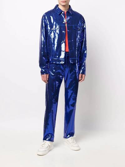 Moschino sequinned bomber jacket outlook