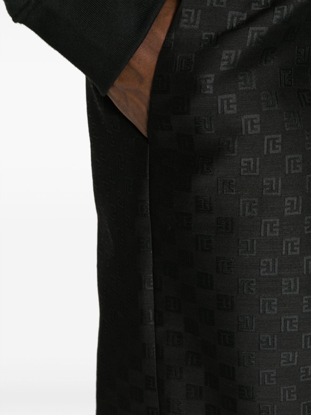 monogram-print track pants - 5