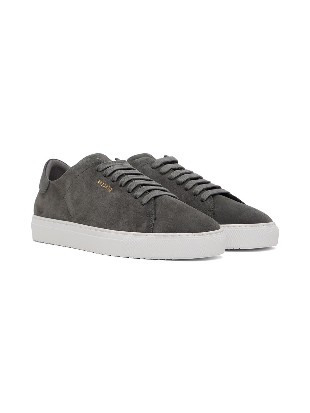 Gray Clean 90 Suede Sneakers - 4