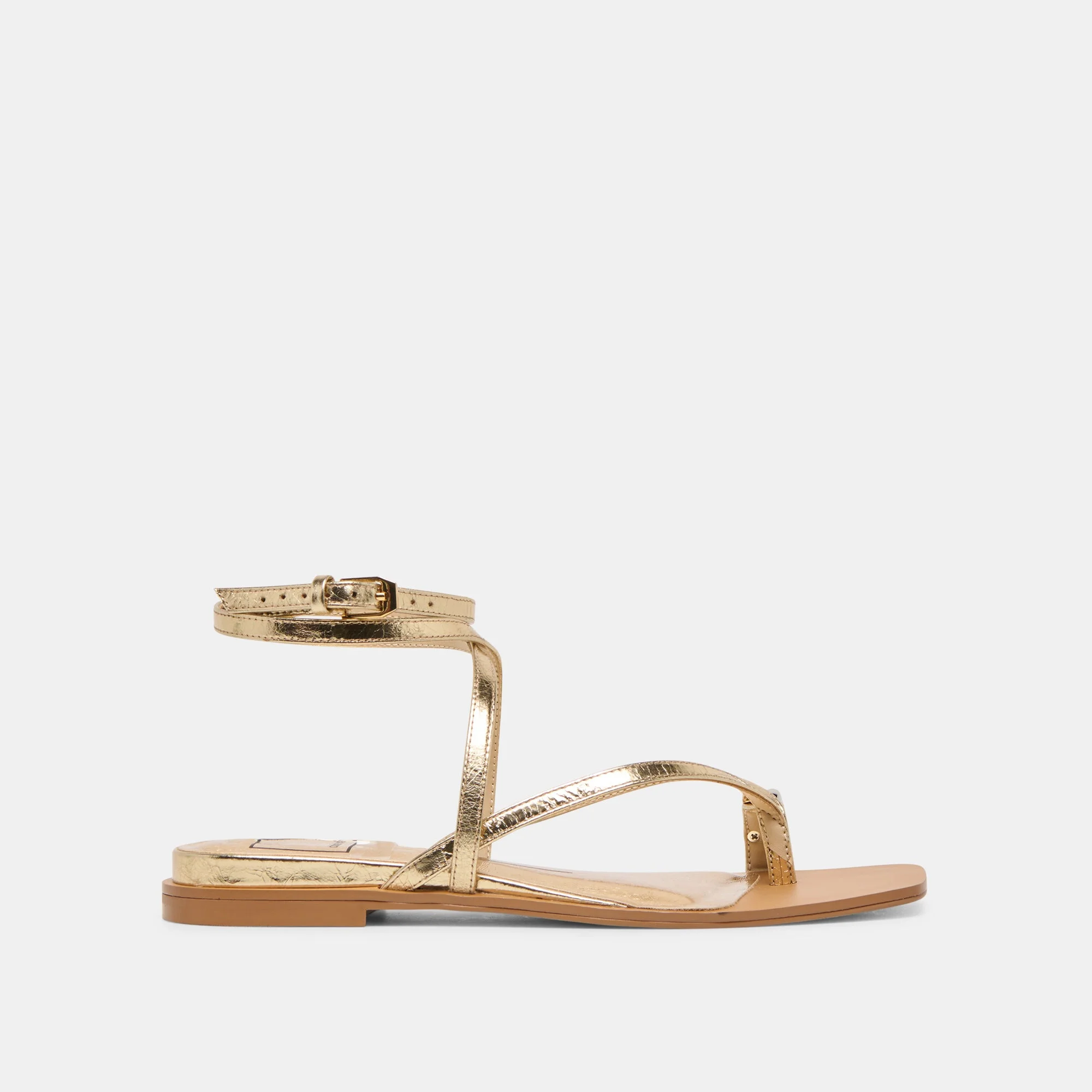 TYRICE SANDALS GOLD LEATHER - 1
