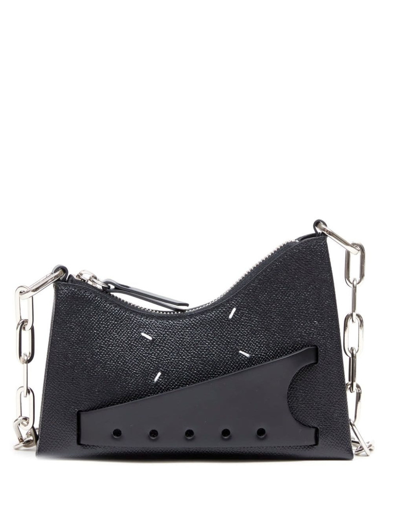 micro Snatched leather shoulder bag 1