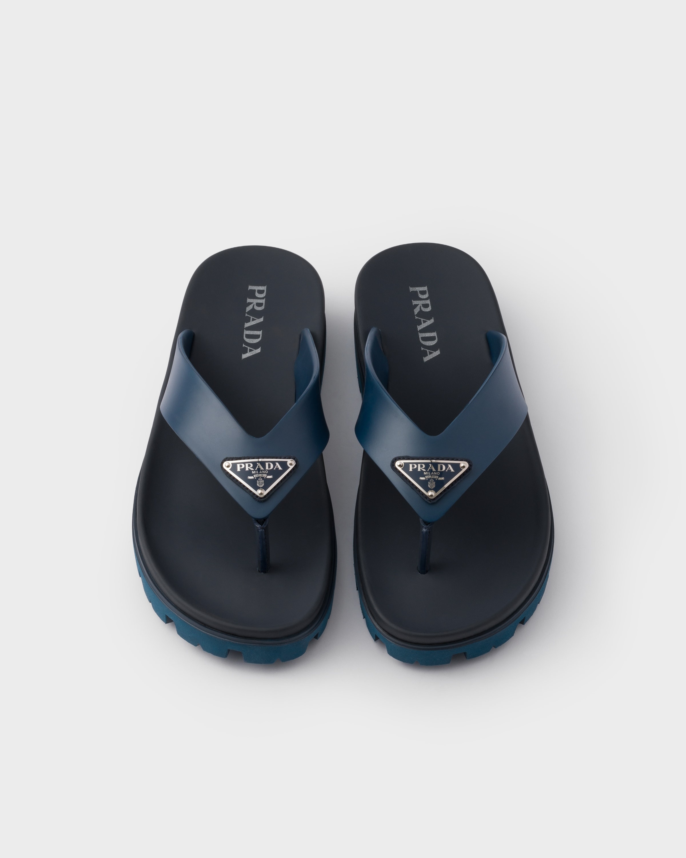 Rubber thong sandals - 3