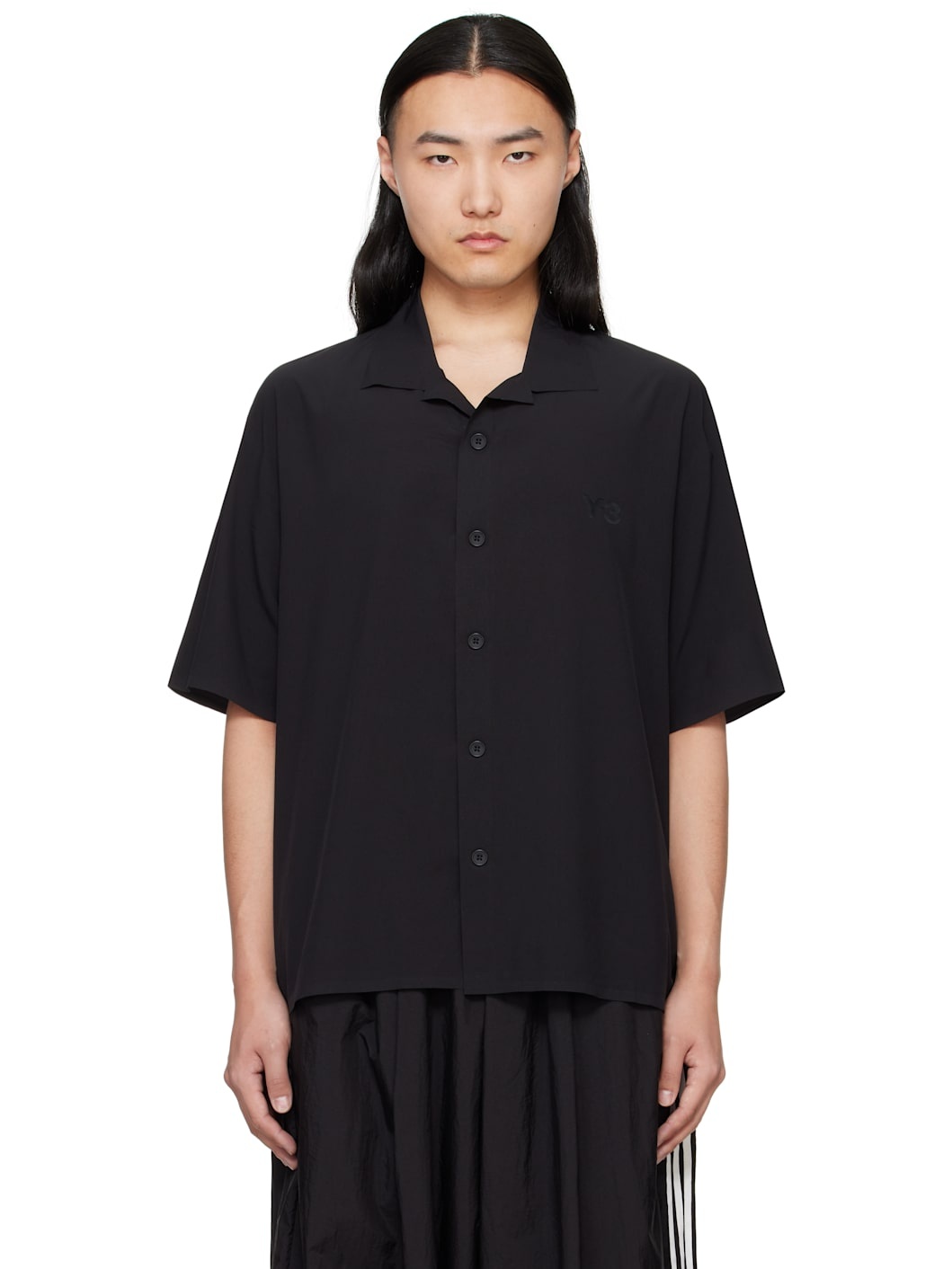 Black Lite Wovn Shirt - 1