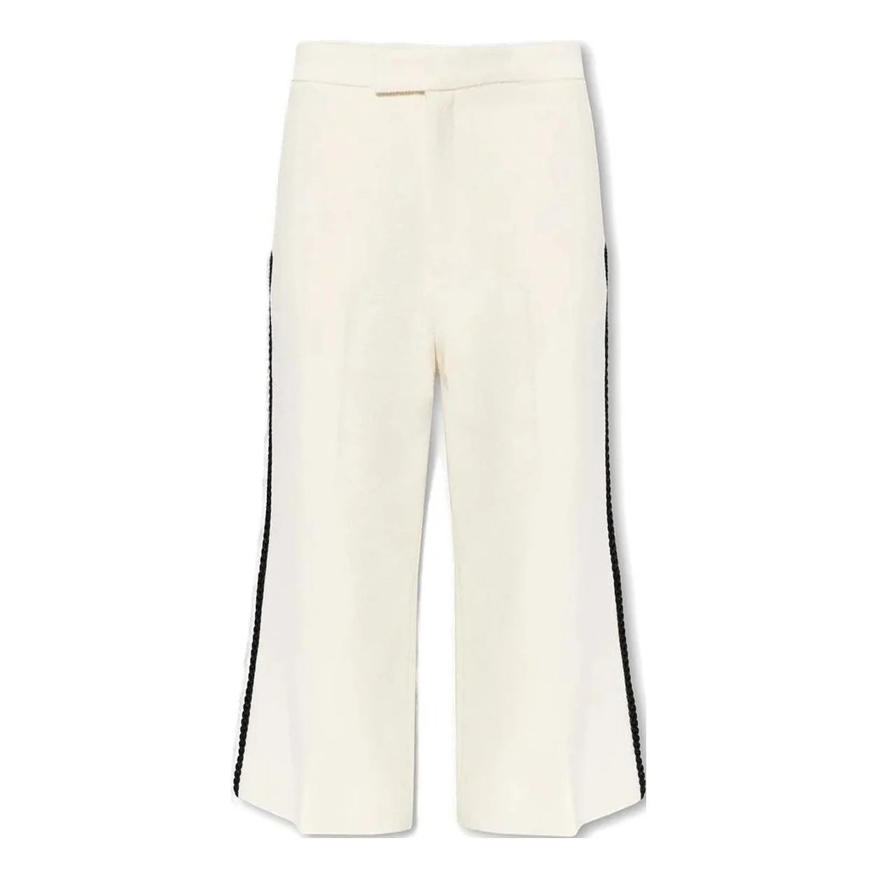 (WMNS) Gucci Wool Tweed Pant With Interlocking G Patch 'White' 748172-ZANJC-9169 - 1