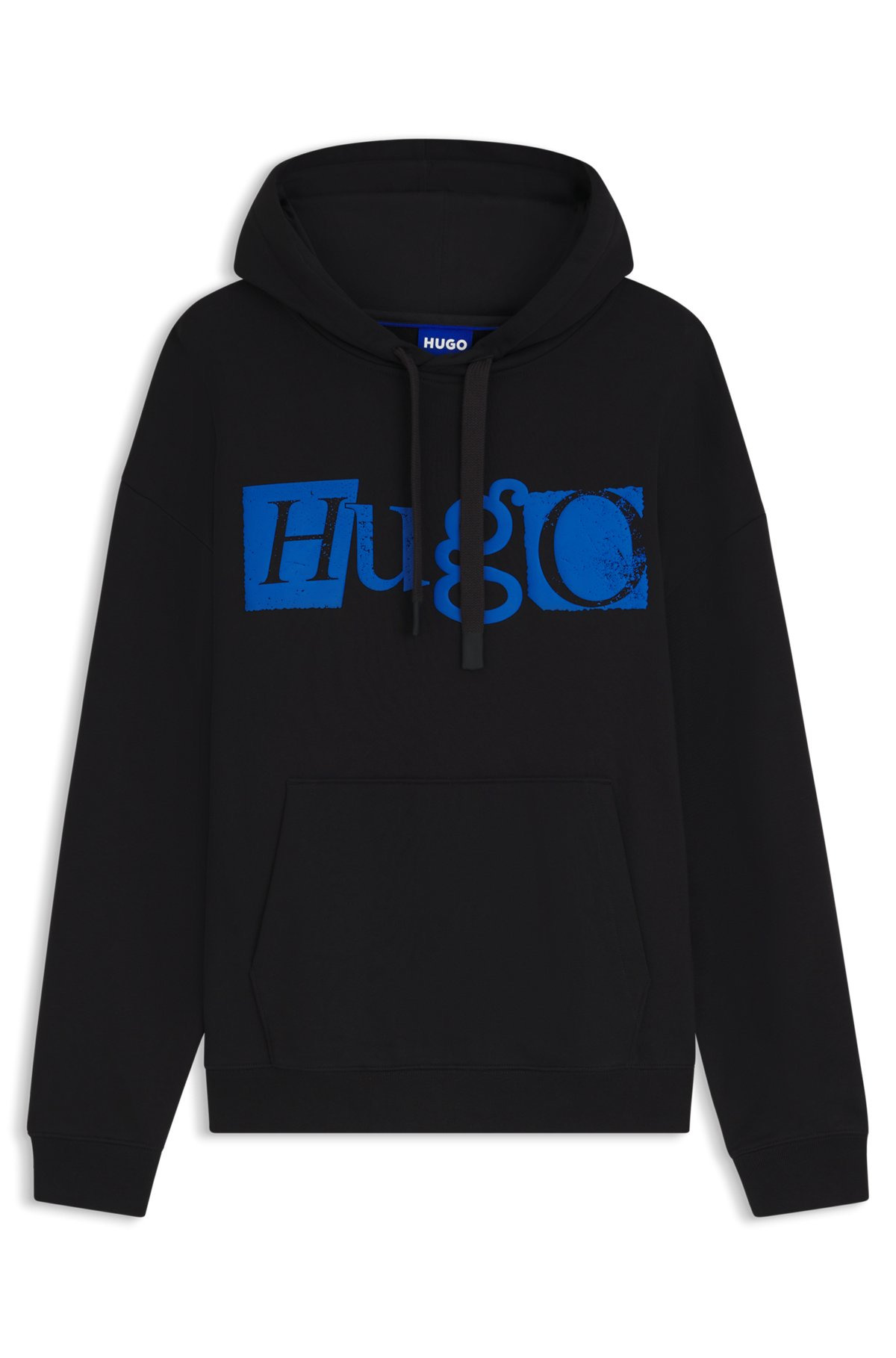 COTTON-TERRY HOODIE WITH PUFF-PRINT LOGO - 1