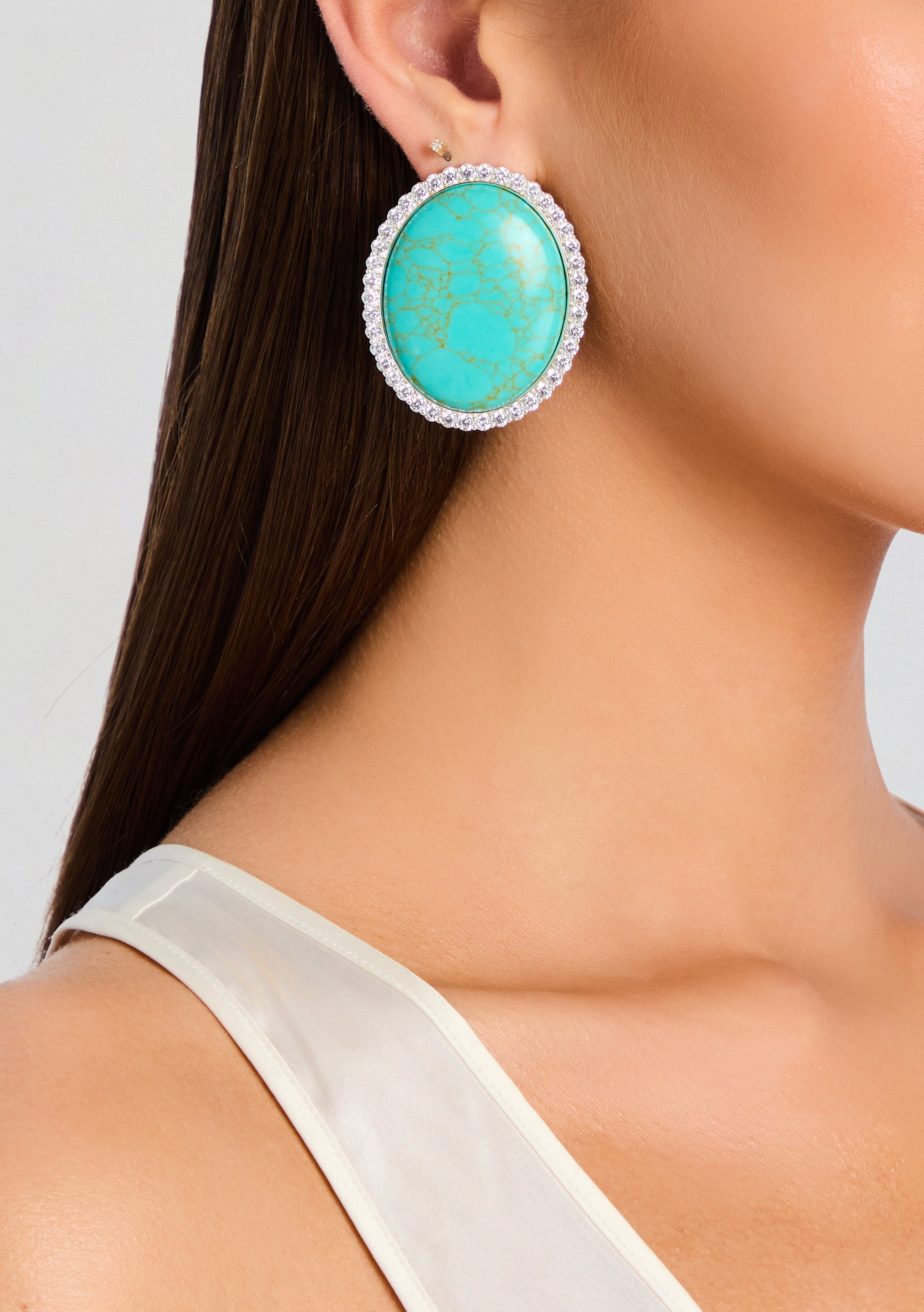 FILLIPA EMBELLISHED EARRINGS - 4