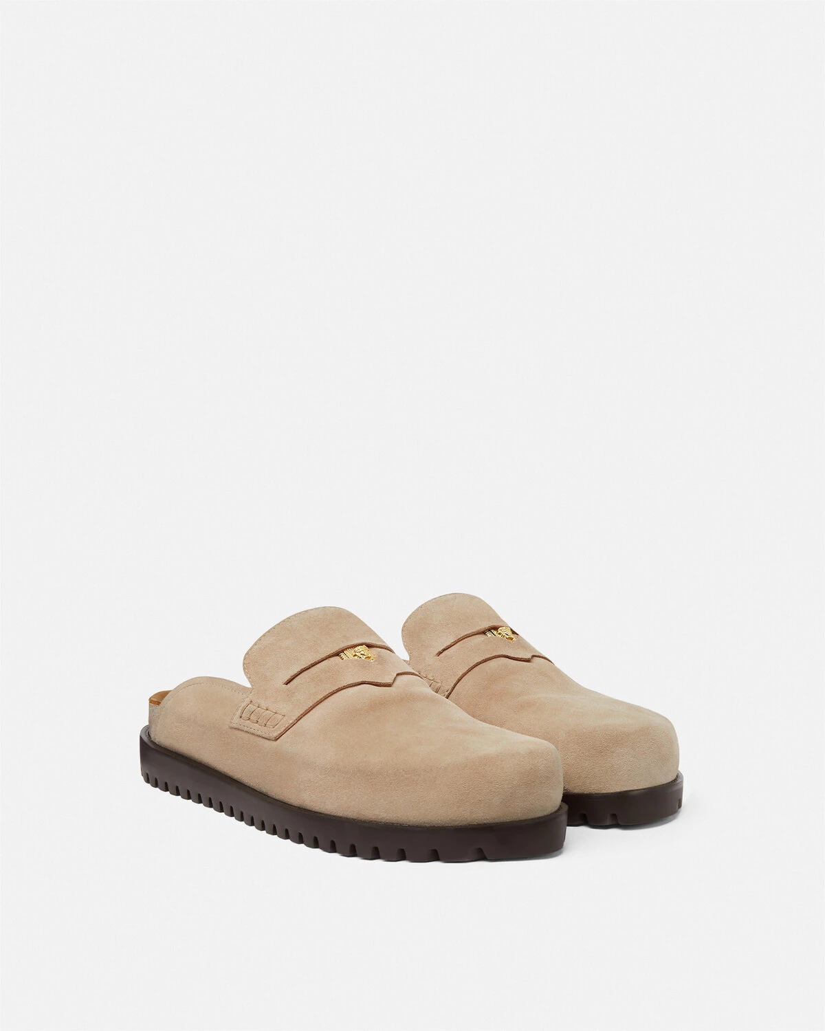 Suede Medusa Mules - 2