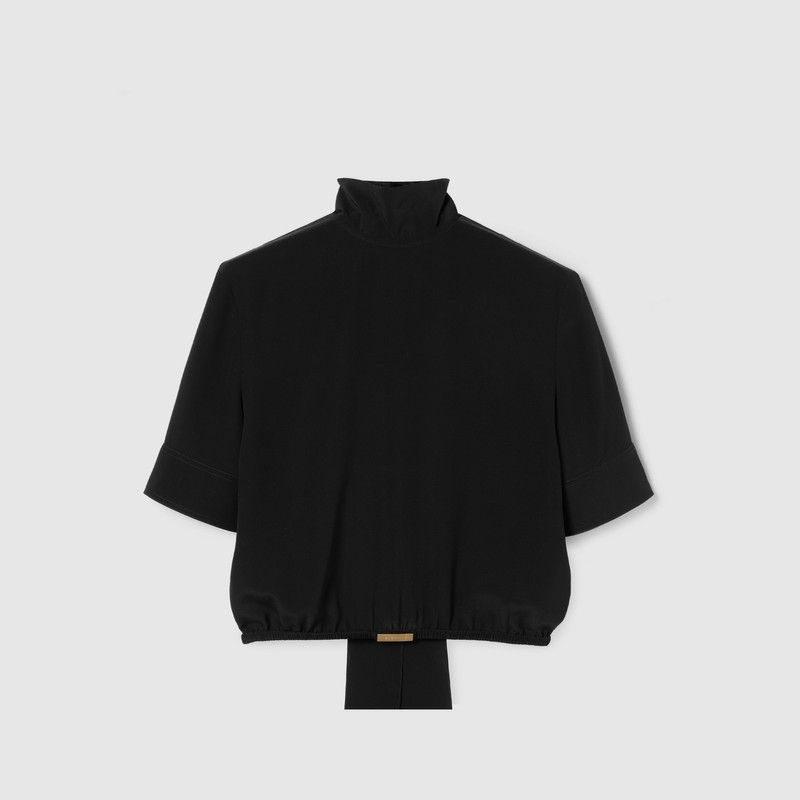 Silk crêpe de chine top 1